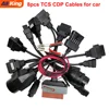 Hot Sale TCS CDP Cables Full Set 8pcs Car Cable adapter OBD2 Diagnostic Connector Cable Full Set 8 Car Cables For TCS CDP Pro 1