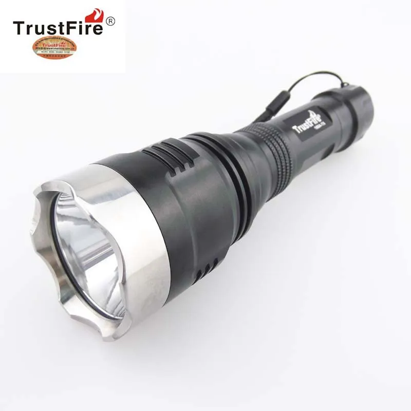 

TrustFire 168 CREE XML T6 1000LM 5-Mode Memory Long-Range LED Flashlight (1x18650)