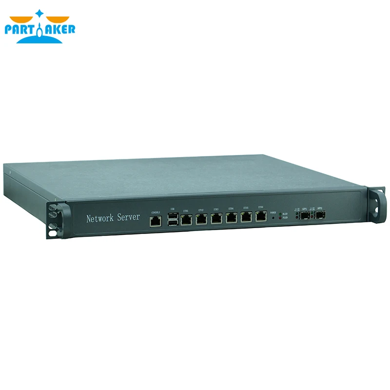 Partaker F9 H67 8 Lan 1U сетевой сервер брандмауэр прибор с Intel i3 3220 i5 3470 i7 3770|firewall appliance|network