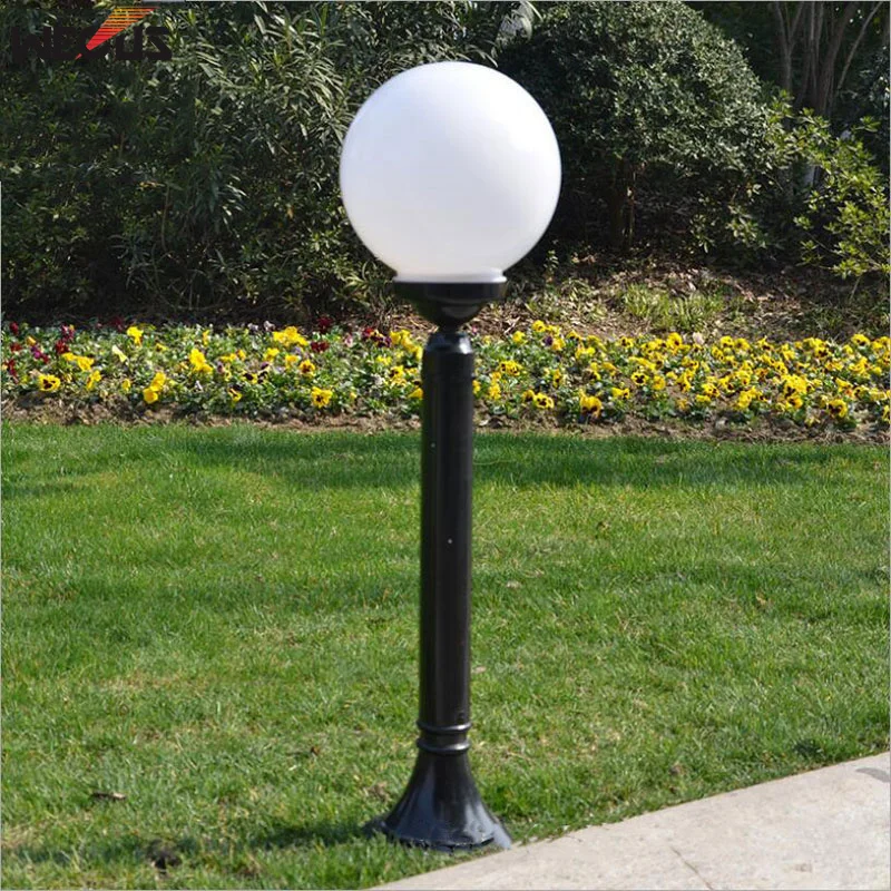 WECUS) Европейский стиль наружный шар лужайка лампа, внутренний Газон лампа, вилла/община/Дорожный Пейзаж уличный фонарь