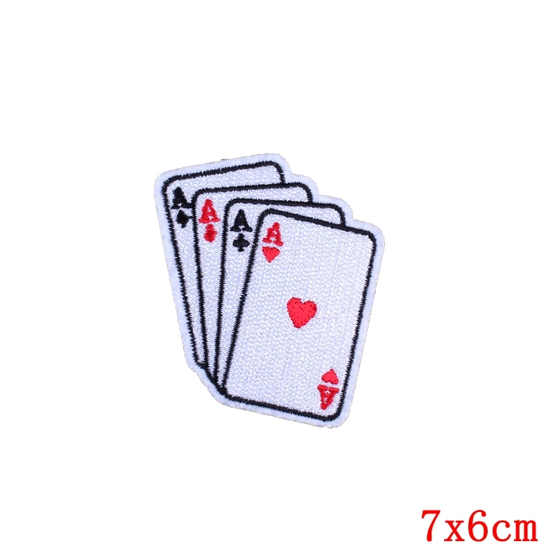 Pulaqi Rock Cool Poker Set карточная игра железные нашивки для одежды аппликации на рюкзаке