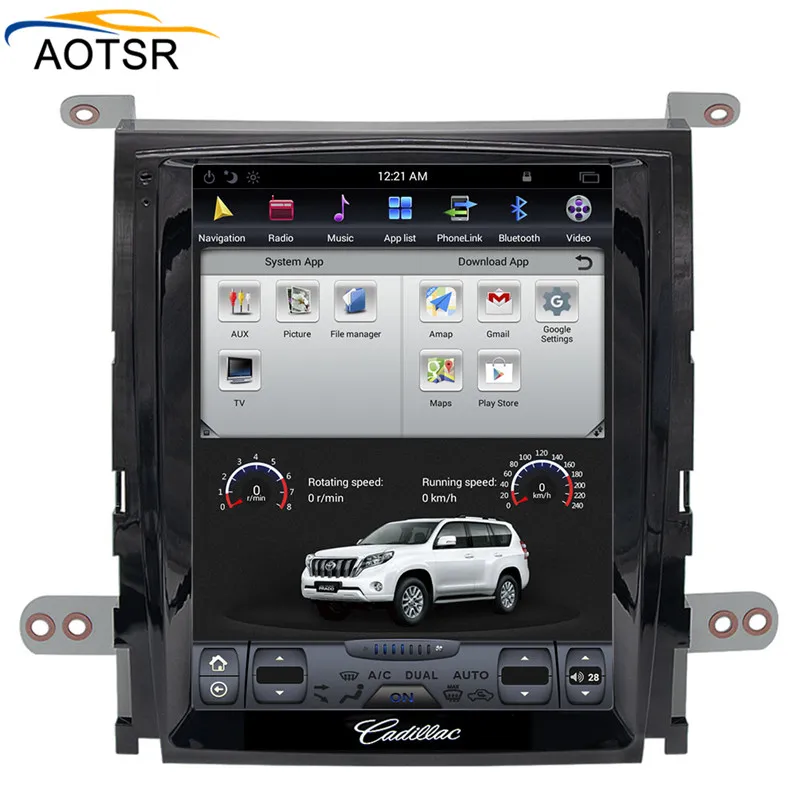 Best Tesla style Big Screen Android 6.0 car radio stereo for Cadillac Escalade 2007-2012 multimedia player GPS navigation no car dvd 5