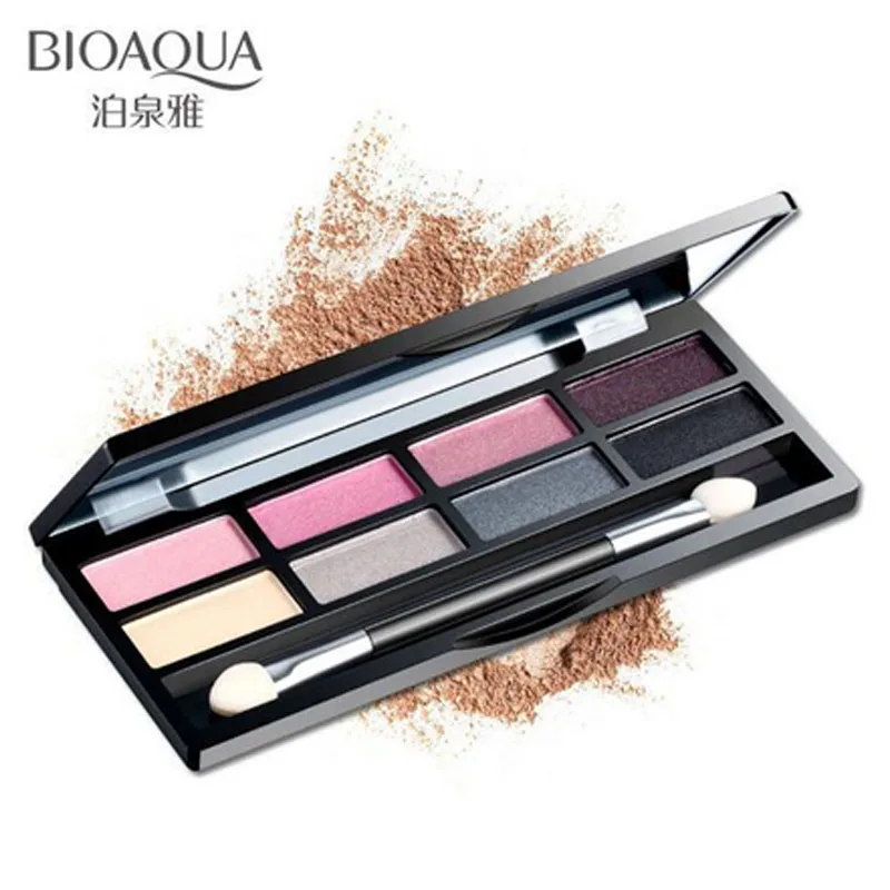 BIOAQUA Brand Eye shadow Makeup Shimmer Matte Fashion Eyeshadow Make up Palette Cosmetics Brush Nude Shadow |