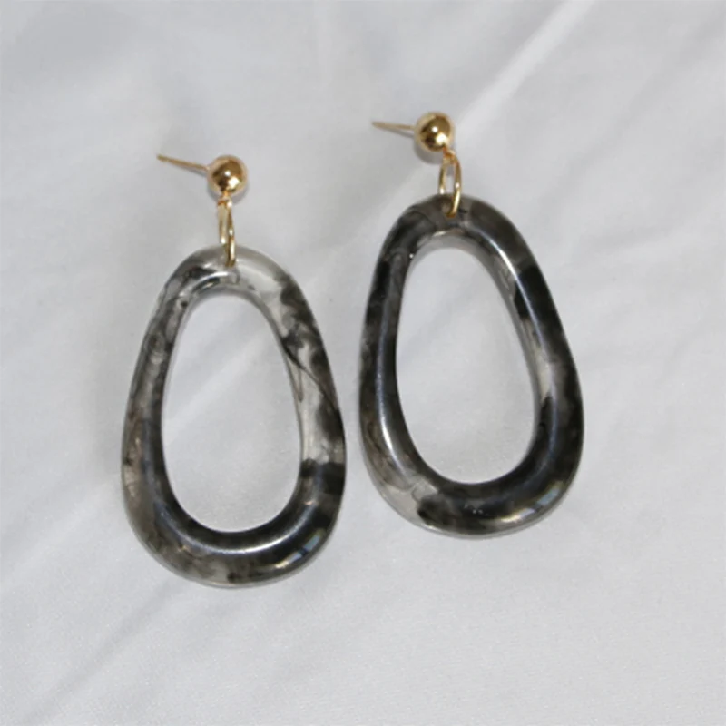 LNRRABC, винтажные женские серьги-кольца, круглые спиральные, племенная личность, шикарные простые серьги, ювелирные изделия, Прямая поставка - Окраска металла: 35