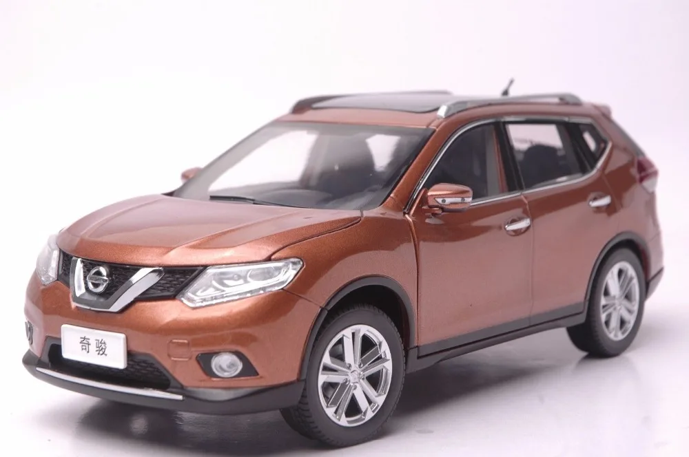 118MiniaturepourNissanXtrail2014OrSUVAlliageJouetVoiture