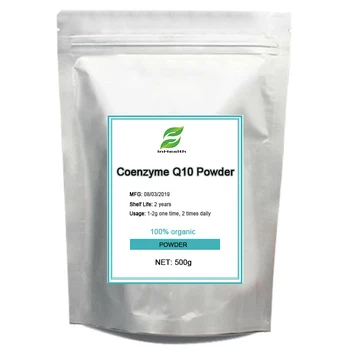 

Pure Coenzyme Q10, 10%,Co-Q10,Ubiquinone 10,neuquinone,Ubidecarenone extract Powder for anti-fatigue,antioxidation, 500g
