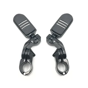 

Black Streamline Highway Foot Peg For Harley Davidson 1 1/4" 32mm Engine Guard For Honda Suzuki Yamaha Kawasaki