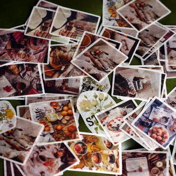 

60pcs/lot Recalling Time Series Bullet Journal Decorative Stationery Stickers set Scrapbooking DIY Diary Album Stick Lable