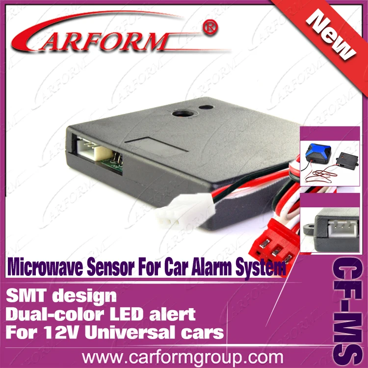 Free shipping Car Microwave sensor For Car Alarm System Dual Color LED