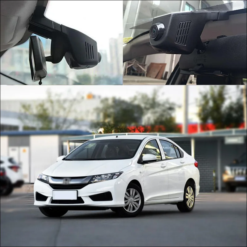 

For New Honda CITY APP Control Car Wifi DVR Driving Video Recorder FHD 1080P Hidden installation Novatek 96658 Car Black Box