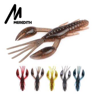 

MEREDITH DoliveCraw Soft Lures 50mm 65mm 80mm Fishing Craw Baits Isca Artificial Pesca Soft Lures Crankbait Rock Fishing Bass