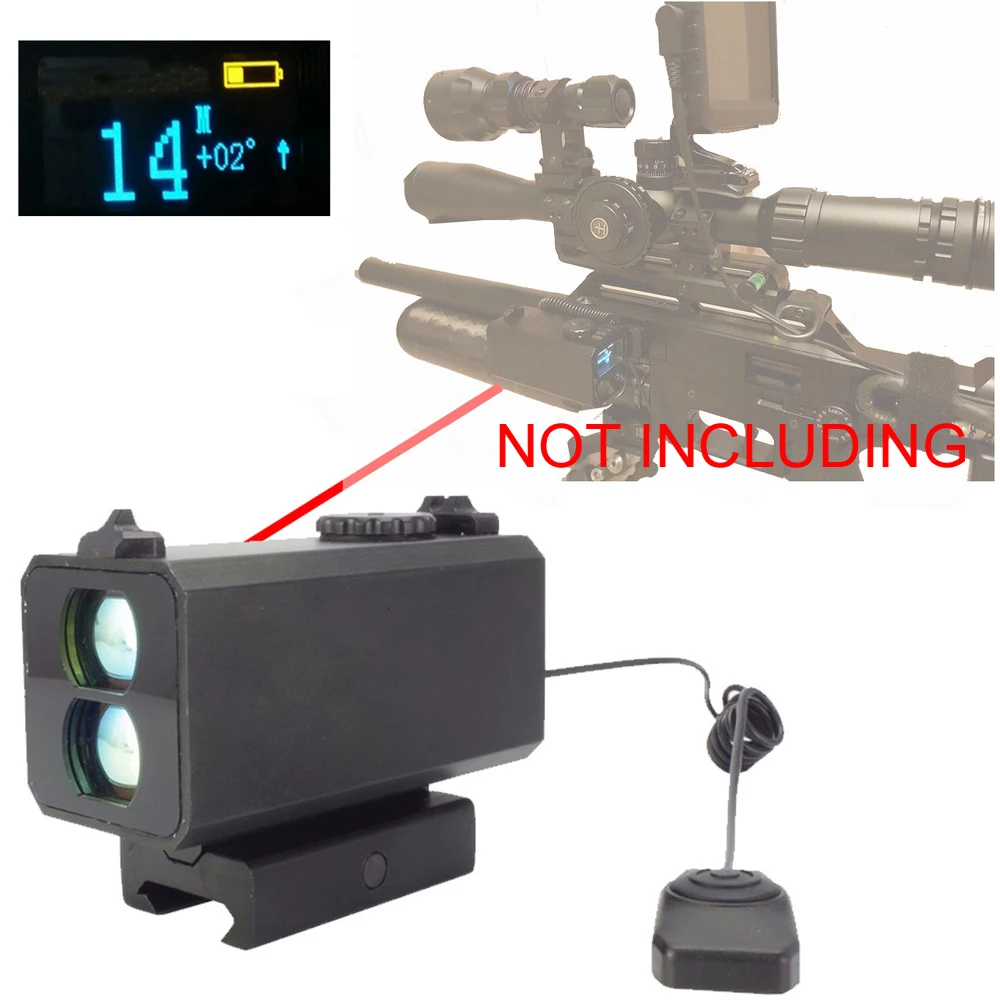 700m Mini Laser font b Rangefinder b font Speed measure Riflescope laser sight Rifle Scope Mate