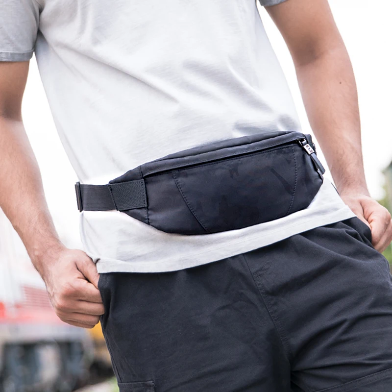 Men's bag, Money Phone Belt Bag, Shoulder Belt Pack