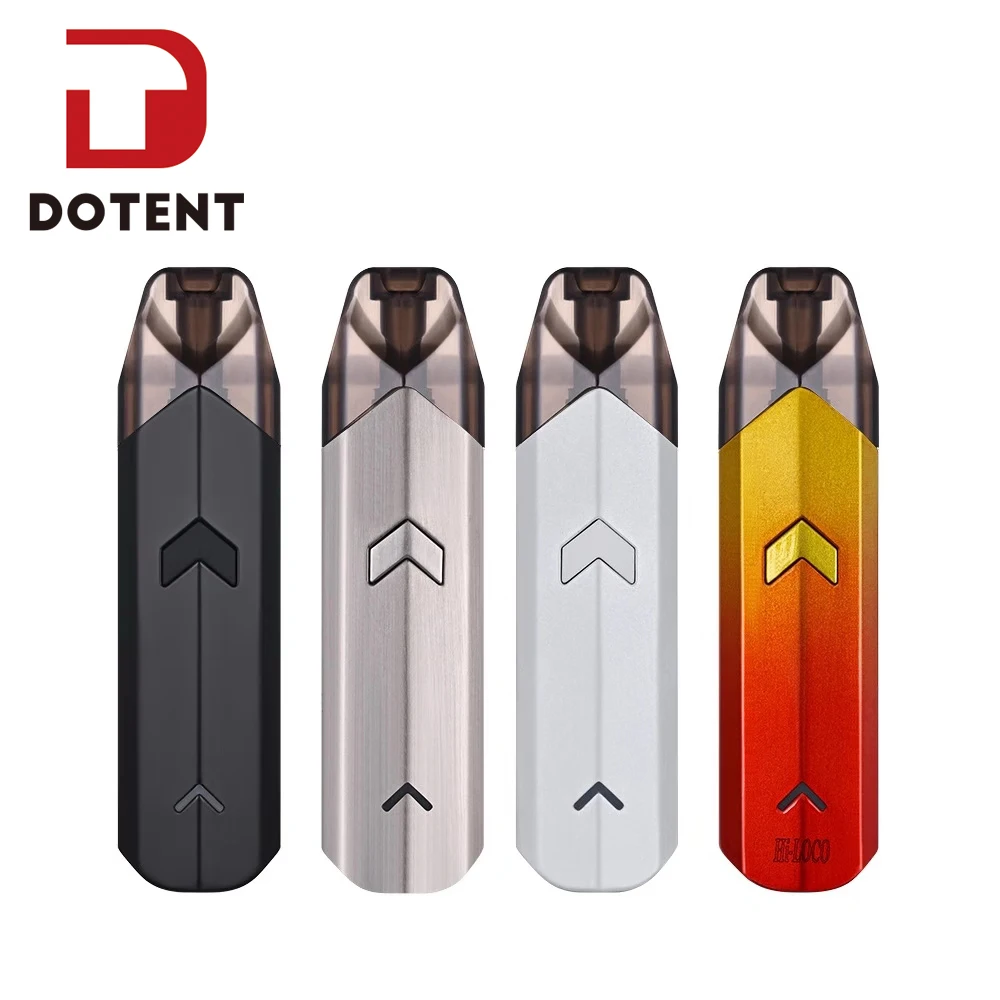 

DOTENT Hi-Loco Pod Vape Kit Electronic Cigarette Built-in Battery 650mAh Ego Mod 2ml Vaporizer Pocket Shisha Pen Ecig Vaper