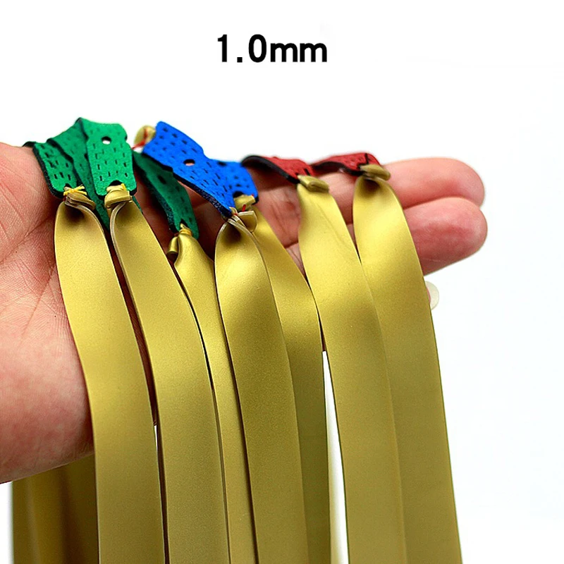 Мощный эластичный Плоский Резиновый Ремешок толщина 1,0 мм охотничий спортивный набор «Катапульта» набор практичных рогаток Резиновая лента