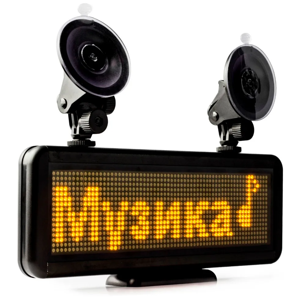 Conduziu a Iluminação Interior para a para a Janela Traseira do Carro de Exibição Tempo de Trabalho Edição de Luz Sinal de Mensagem Diy Janela Bateria Recarregável Super Longa Amarelo 8 window lights led