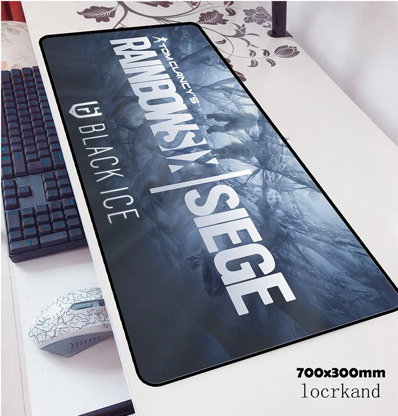  rainbow six siege mouse pad 70x30cm gaming mousepad anime HD print office notbook desk mat large pa