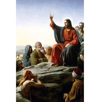 

Jesus Sermon On The Mount GLymg 5d Diamond Painting Bright Embroidery Rhinestones Diamond Diamond Art Wall Arts Decor