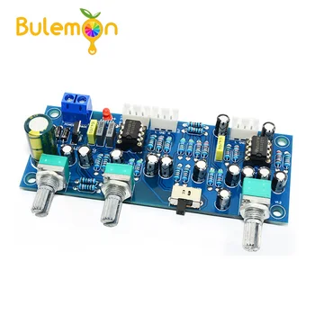 

CIRMECH 2.1 Channel Subwoofer Preamp Board Low Pass Filter Pre-AMP Amplifier Board NE5532 Low Pass Filter Bass Preamplifier