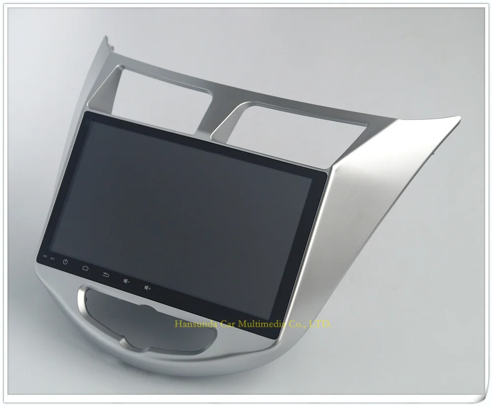 Sale Android 6.0 HD 1024 X 600 Capacitive screen Car DVD For Hyundai Solaris /Accent  Verna with 3G 4G WIFI GPS free map mirror link 7
