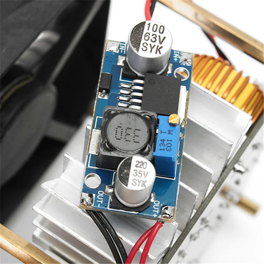 

1800W ZVS Durable Stable PCB High Frequency Coil DIY Black Module Plate Dual Fans Electronic Induction Heating Board Low Voltage