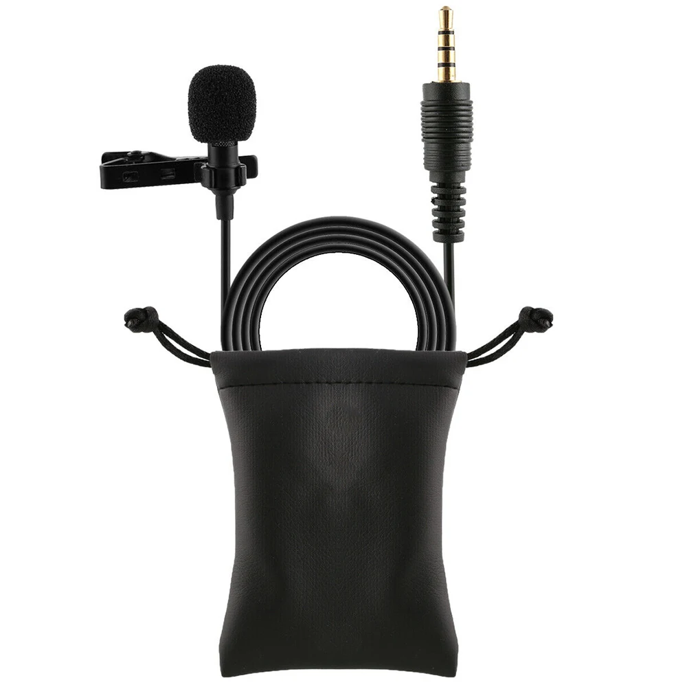 Профессиональный для телефона портативная мини стерео-система HiFi Качество звука конденсаторный микрофон караоке клип нагрудный микрофон