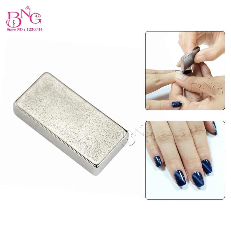 Nail Art Beauty Strong Magnetism One Strip Magical Magnet Sticker For Cat Eye UV Gel Polish Nail Art Manicure Tool 3D Effect