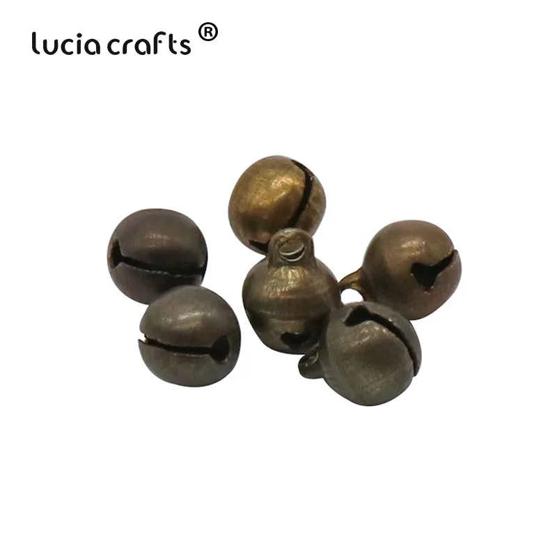 Lucia crafts, мульти упаковка, металл, бронза, Ретро стиль, колокольчики, сделай сам, для дома, рождественская елка, украшения, вечерние, аксессуары, H0107