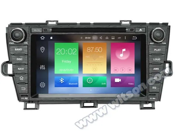 Discount 8" Android 8.0 OS Car DVD Multimedia GPS Radio for Toyota Prius 2009 2010 2011 2012 2013 with Greater Viewing Angle IPS Screen 5