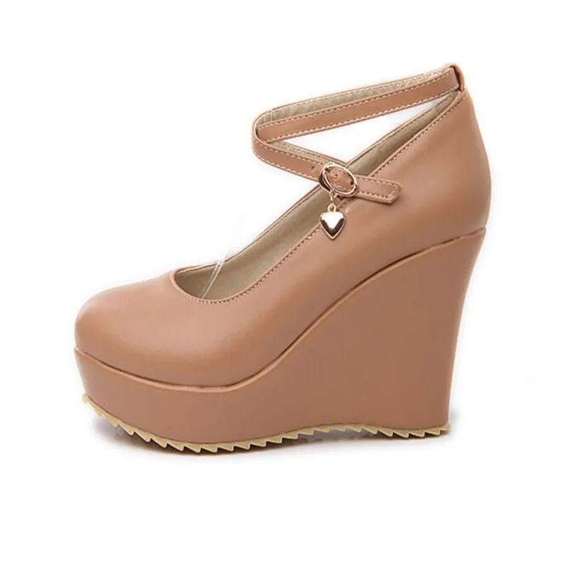 Cheville lavande Verni forme marron De En Flock Noir Boucle 43 Nouveau Mary Coins 2019 Chaussures Cuir Femme Haut Mode Printemps Pompes Janes blanc Lady Plate Talon pu Soirée Ciel 34 OYRxafq