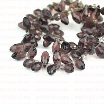 

Sale Price !100pcs 6mm x 12mm Middle Purple Color Briolette Pendants Waterdrop Crystal Glass Jewelry Loose Teardrop Beads DIY