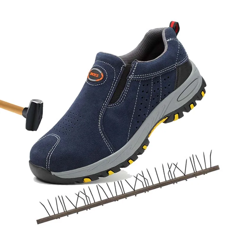 

Safety shoes work shoes breathable fashion casual boots men's work shoes anti-piercing safety boots shoes