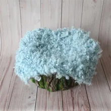 Детские Ковер flokati одеяло для новорожденных шерсть Вьющиеся одеяло слой ткани для новорожденных корзина наполнителя писака