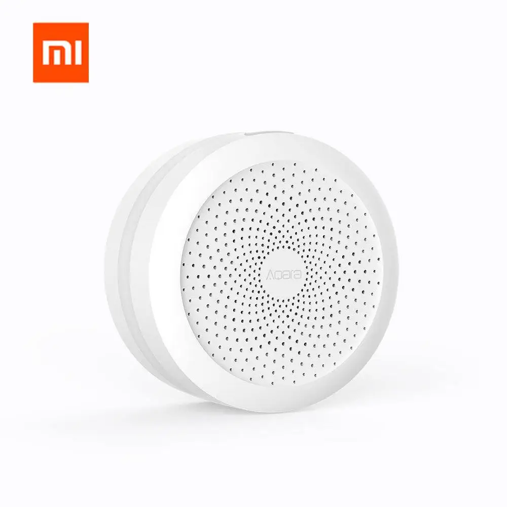 [HOT]Original Xiaomi Mijia Aqara Hub Gateway with Led night light Smart work with For Apple Homekit International Edition - Цвет: Белый