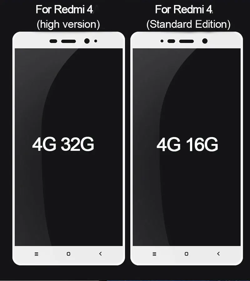 TOMKAS For Xiaomi Redmi 4 32G Glass Screen Protector Scratch Proof Full Cover For Xiomi Redmi 4 16G 4X 4A 5A Tempered glass