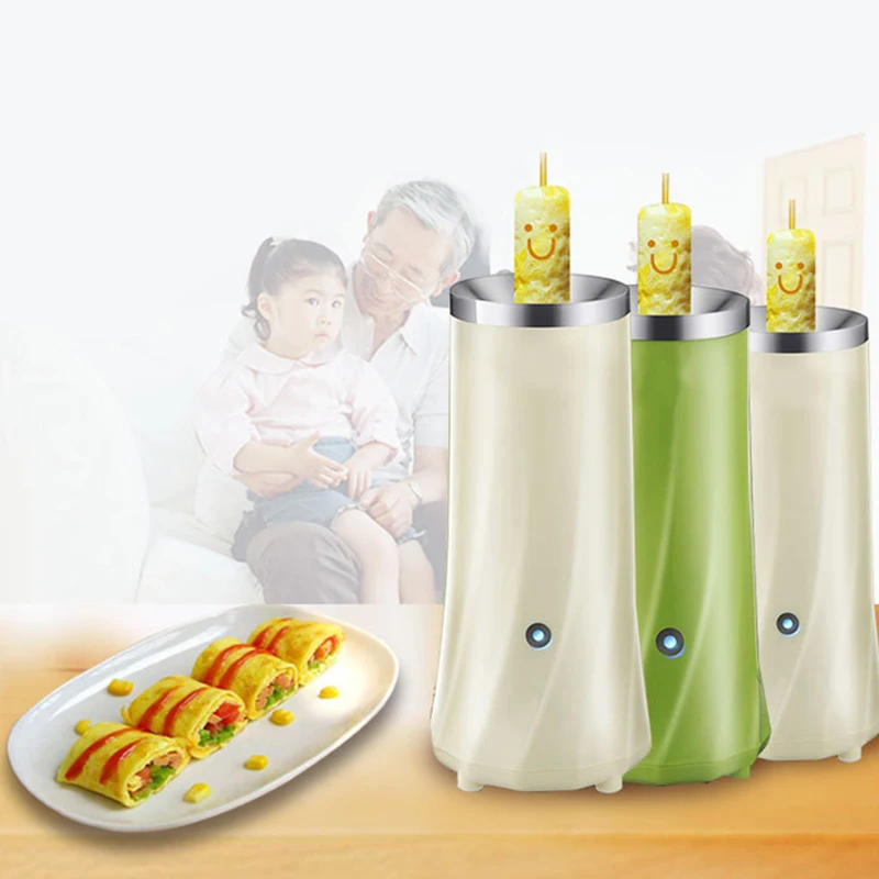 

Automatic Egg Cooker Multifunctional Egg Roll Maker Frying Egg Machine DIY Breakfast Machine For Children