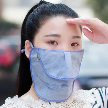 

Sunshade Anti Uv Anti-dust Summer Masks Riding Female Outdoor Neck Protector Breathe Freely Portable Cycling Half Face Mask