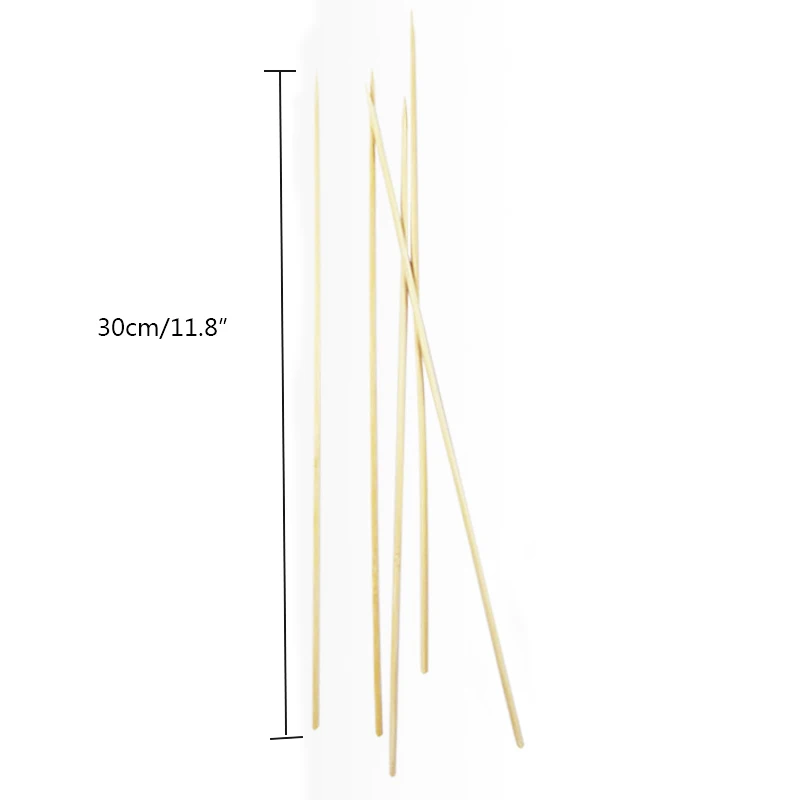 30x3mm bamboo skewers (8)
