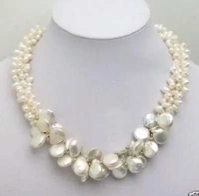 

FREE SHIPPINGExquisite! White Akoya Cultured Pearl Necklace 18'' AAA