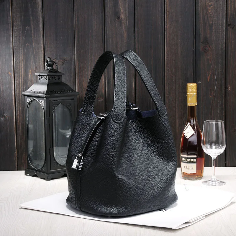 Простая сумка сумки на плечо женские сумки хозяйственная сумка - Цвет: Черный