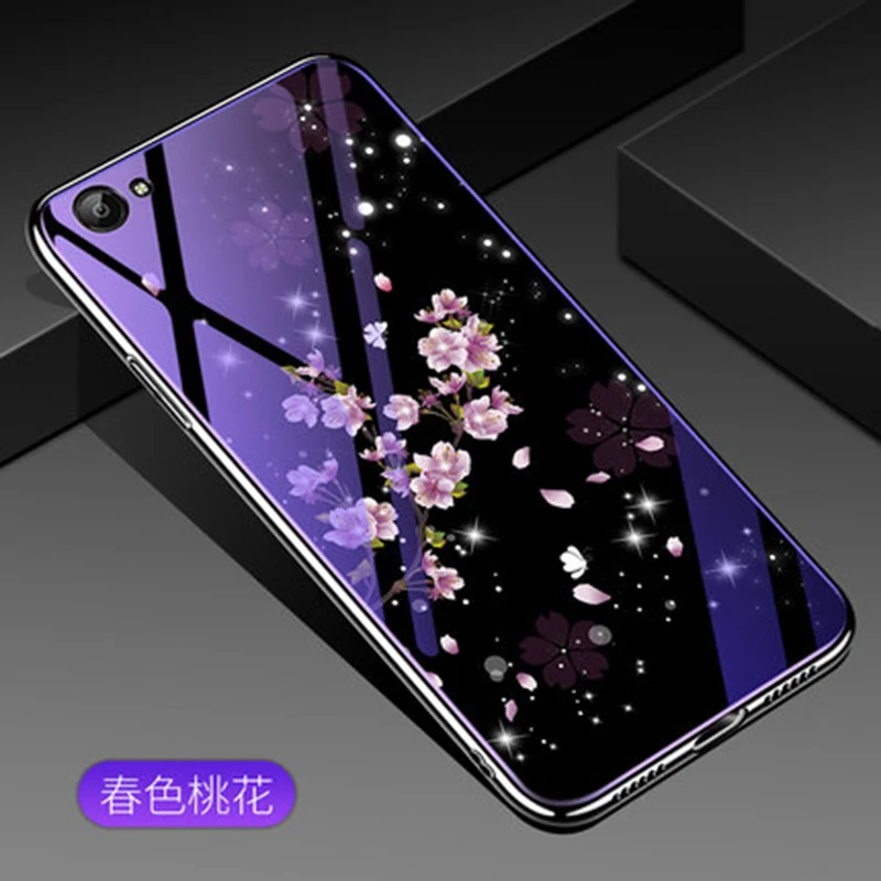 Чехол для OPPO A83, модный синий чехол из закаленного стекла для OPPO A 83, чехол для телефона, чехол s для OPPOA83, чехол fundas - Цвет: A2