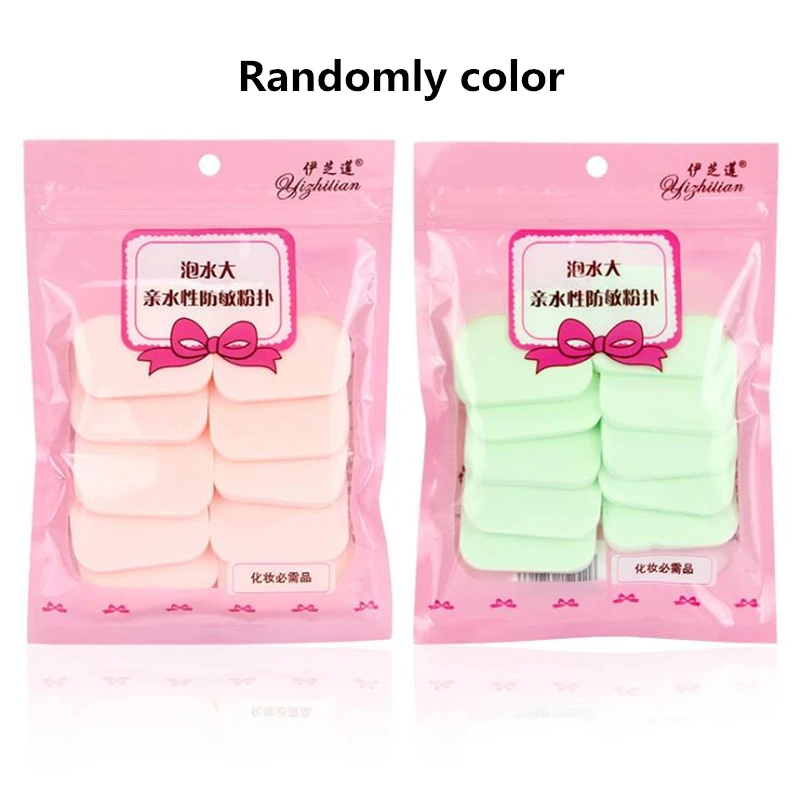 1set Cosmetic Powder Puff Smooth Women's Makeup Foundation Sponge Beauty To Make Up Tools Accessories Water-drop Shape | Красота и