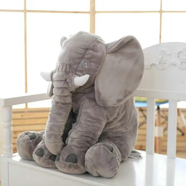 40/60cm Infant Plush Elephant Toy Soft Appease Elephant Pillow Plush Toys Playmate Calm Doll Baby Toy Stuffed Dolls Kids Gift