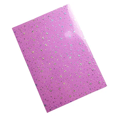 20*30 см блестящие звезды искусственная кожа для луков звезды простыни DIY одежды сумки обувь материальное украшение - Цвет: Фиолетовый