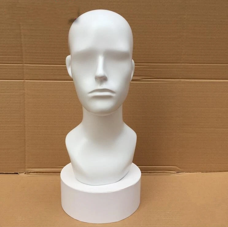 sunglass display stand for glasses male hat mannequin wig hairdressing fiberglass head display