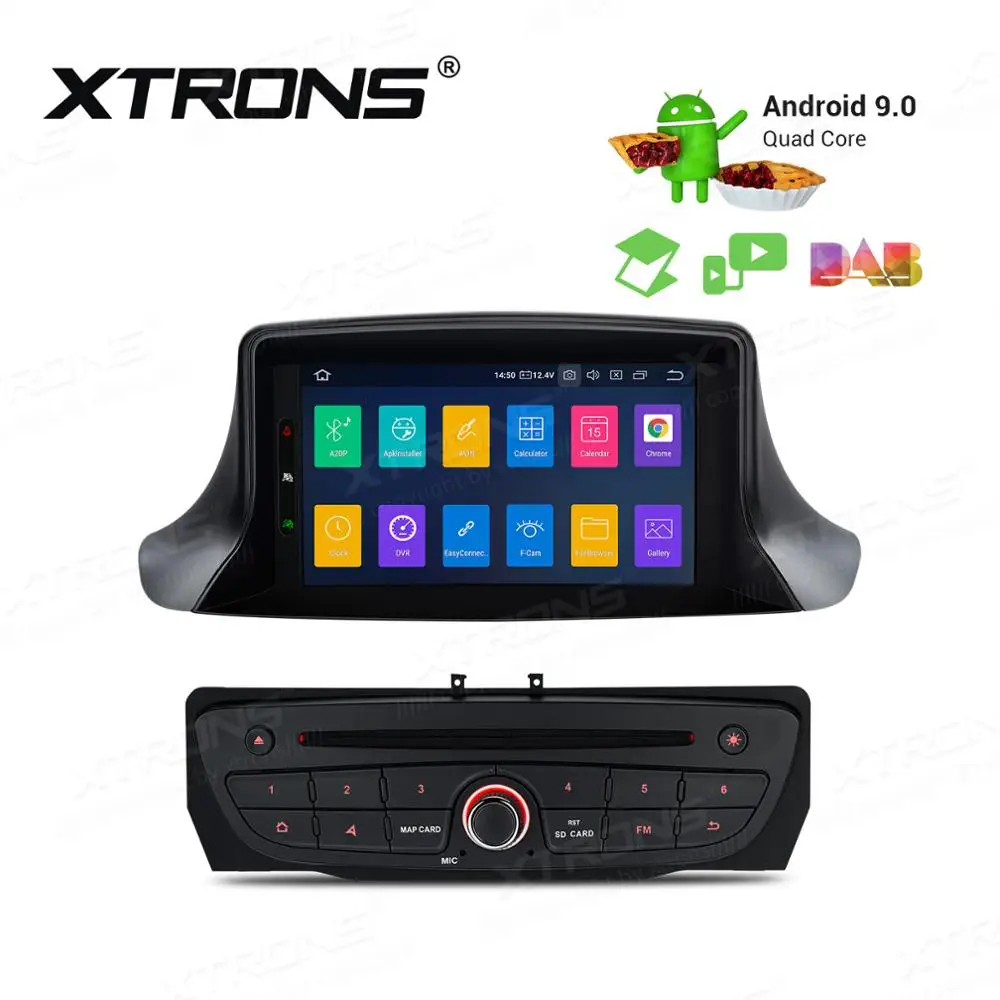 Flash Deal 7" Android 9.0 Pie OS Car DVD Multimedia Navigation GPS Radio for Renault Megane III 2008-2015 & Renault Fluence 2008-2015 3