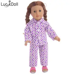 Luckdoll qute красочные пижамы костюм для 18-дюймовая кукла или 43 см кукла интимные аксессуары