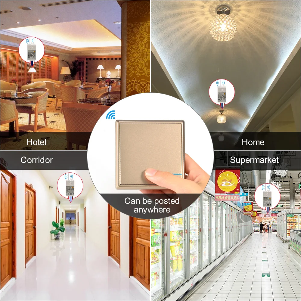 Wireless ceiling online light with switch