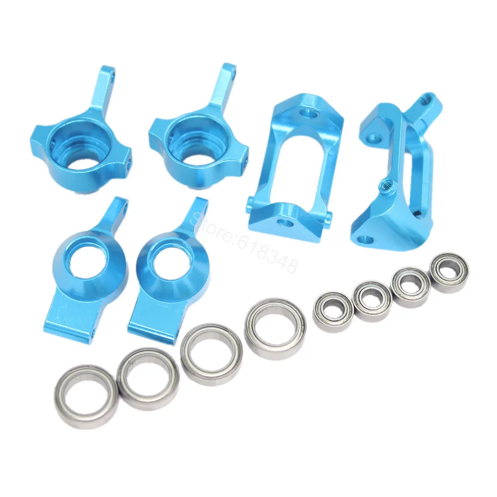 Aluminum Steering Upgrade Kit For font b RC b font Wltoys K929 1 18th 2 4GHz