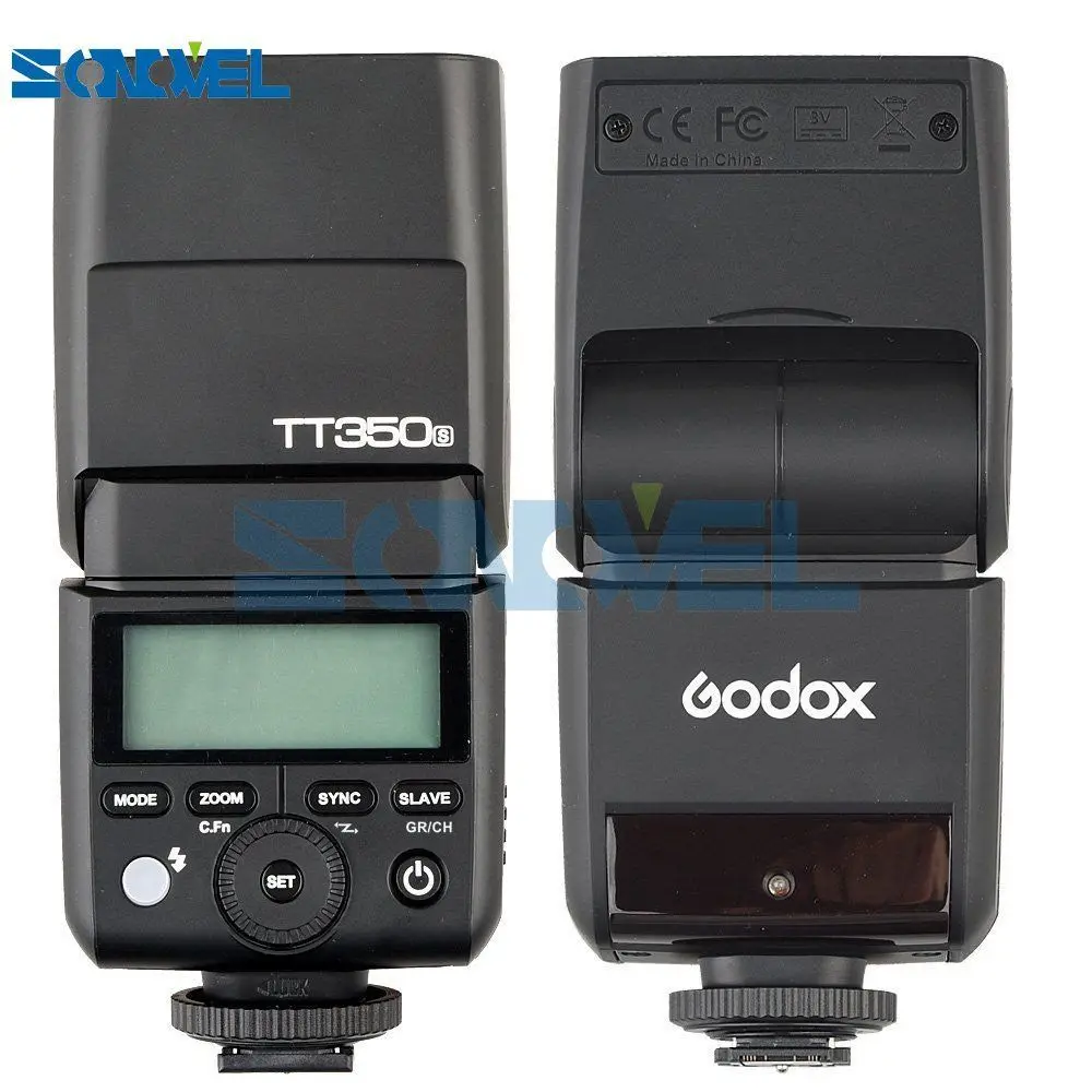 Вспышка Godox Mini Speedlite TT350S TTL HSS GN36 + передатчик для Sony A9 A7RII беззеркальная зеркальная